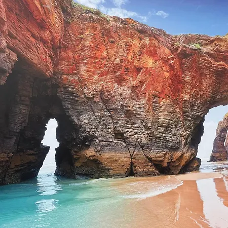 Дом отдыха Casa Playa Catedrales Con Vistas Mar